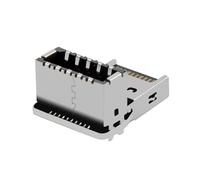 Adattatore ad angolo retto USB 3.1 ad alta velocità 10Gbps per schede madri Tipo E Porta USB Adattatore connettore USB a forma di L Adattatore da tipo E a Tipo C