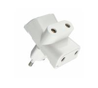 Adattatore - Adattatore elettrico da 10 A con 3 prese e connettori da 4 mm, ideale per più dispositivi. *