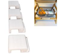 Adattatore Adatto per Seggiolone Hauck Alpha e Beta, Compatibile con Ikea Trofast Scatola e Cestino a Griglia, Fissaggio per Sedia Alta (B)