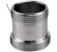 Adattatore aeratore in rame per beccucci del rubinetto che supportano filettature femmina da 20 mm e filettature maschio da 22 mm in connessioni standard per impianti idraulici