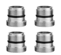 Adattatore aeratore per rubinetto, confezione da 4 connettori filettati per rubinetto da M22 maschio a 5/8 pollici di conversione in rame idraulico collegamento per prolunga rubinetto lavabo bagno