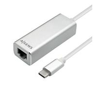 Adattatore AISENS A109-0341 da USB-C a RJ45 1000 Mbps Gigabit, argento, 15 cm