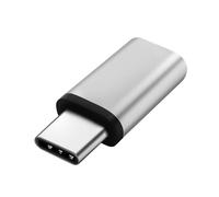 Adattatore Alimentatore Micro-USB femmina verso Micro-USB di tipo C maschio