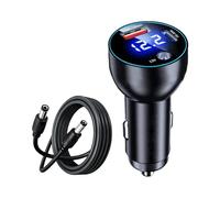 Adattatore alimentazione per auto in lega alluminio con 30 | Cavo USB C da 30 W 100 W USB a e DC5, 5X2, 1 Mm per auto, barche, camion, alimentatore stabile, ricarica rapida