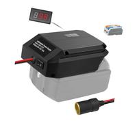Adattatore alimentazione per pacchi da 18-20 selezionati, schermo, morsettiera, strumento supporto per dispositivi portatili Adattatore uscita batteria con cavo presa femmina