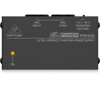 Adattatore Alimentazione Phantom PS400 Micropower per Microfono e Audio Mixer