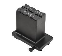Adattatore Andoer da V-Mount a NP-F con batteria fittizia e chip di decodifica integrato per videocamere Sony PXW-Z150, HXR-MC2500, NX100 e NX200.
