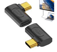 Adattatore angolare tipo C a C 8K USB 4.0 40Gbps ad alta definizione USB | per tablet, telefoni cellulari, viaggi d'affari, casa, scuola, viaggi