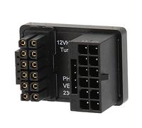 Adattatore Angolato da 180 Gradi ATX da 16 Pin Maschio a 16 Pin Femmina 12 V PCIe5.0 HPWR GPU Connettore Ad Angolo di Rotazione a U per Desktop, Accessori Professionali (BLACK)