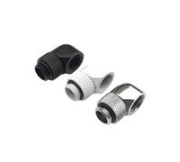 Adattatore Angolato Girevole G1/4 A 90 Gradi con Raccordo A Compressione Manuale, Connettore per Tubo di Raffreddamento A Liquido per Computer.