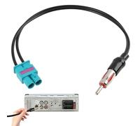 Adattatore Antenna Auto Doppio Fakra a DIN, Connettore per Autoradio di Ricambio Adattatore Fakra a DIN per Installazione senza Modifica, Cavo Schermato Qualità Segnale Stabile