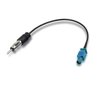 Adattatore Antenna Autoradio, Connettore Fakra Z Maschio a DIN Maschio per Spinotto Autoradio, Connettore Coassiale RG174 per Collegamento Antenna FM AM DAB GPS, Compatibile con Sistemi Infotainment