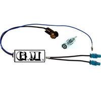 Adattatore antenna DIN + ISO Vw Golf 5 RCD 210 310 300 510 500 Audi A3 A4 Seat