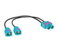 Adattatore antenna doppio Fakra (m) maschio a 2x accoppiamento Fakra (F)