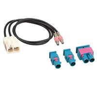 Adattatore antenna con presa Fakra (F), 2 connettori Fakra (M) o doppio Fakra (M