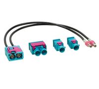 Adattatore antenna Fakra(m)(set) > Fakra(f)(doppio)