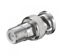 Adattatore antenna Goobay da BNC a F grigio