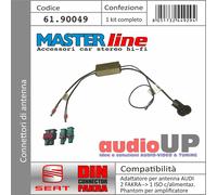 ADATTATORE ANTENNA ISO - DUAL FAKRA ALIMENTAZ. PHANTOM GOLF SERIE 5