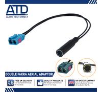 Adattatore Antenna Per BMW VW Doppio Fakra Femmina A din Femminile Universale