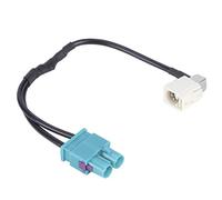 Adattatore antenna radio, accessori auto soddisfano le specifiche standard Collegamento diretto Adattatore radio FAKRA Diversity Antenna Adapter per autoradio