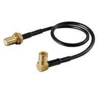 Adattatore antenna SMB 90° femmina>Sma femmina - 19 cm
