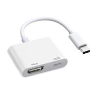 Adattatore Apple da USB C a HDMI 8K a 60Hz per iPhone 15/16, convertitore AV digitale certificato MFi con PD da 100 W per MacBook Pro/Air, iPad Pro, iMac, Galaxy S25/S24 e altri