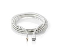 Adattatore Apple Lightning - Connettore Apple Lightning a 8 pin - 3,5 mm maschio - Placcato oro - 1.00 m - Tondo - Nylon