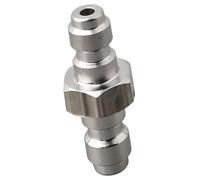 Adattatore aria Foster a doppio attacco rapido maschio da 8 mm, in acciaio inossidabile, 4500 psi, for riempimento bombola PCP SCBA, compatibile con adattatori femmina da 8 mm.