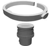 Adattatore Aspiratore per Bosch GTR 55-225 Levigatrice osVAC Click Clean