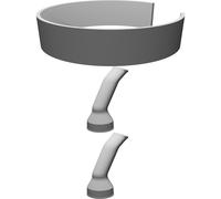 Adattatore Aspiratore per Sabbiatrice Twin Pen Cabinet Vac 2.25" Stampato