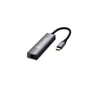 ATLANTIS Adattatore A04-tc_lan+hb Da Usb Type_c A Lan + Usb-3.0 A 3 Porte