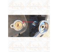 Adattatore attacco gas gpl auto modello corto