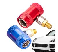 Adattatore Attacco Rapido R134 a - Adattatore Da R1234 Yf a R134 a | Ca Adattatore R1234yf - Raccordo Adattatore per Tubo Flessibile Alta/bassa Pressione, Adattatore Da 1234 Yf a 134 A, Racco