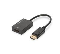 Cavo adattatore Digitus DisplayPort-HDMI tipo A M/F da 0,2 m con blocco