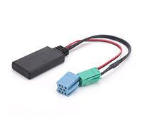 Adattatore Audio Automatico Compatto Adatto per Connettore Mini ISO 6 Pin 8 Pin con Bluetooth 5.0 Adatto per/Espace, Adattatore Cavo Leggero Bluetooth 5.0 AUX per/Laguna, Compatibile con