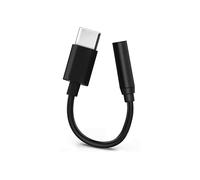 Adattatore USB Tipo-C verso Jack 3.5 mm Cavo Audi Femmina Compatto - Nero