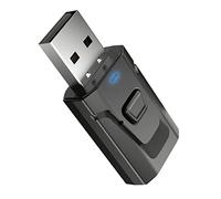 Adattatore Audio Bluetooth 5.0 Qualità Audio Chiara Facile da Usare per Altoparlante TV Ricevitore Musicale per Auto Plastica