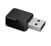 Adattatore audio Bluetooth 5.0 USB compatto con uscita AUX, trasmettitore e ricevitore duale per auto, TV e laptop, dongle Bluetooth portatile con