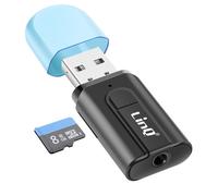 Adattatore Audio Bluetooth USB con Jack da 3,5 mm e Porta per Scheda Micro-SD