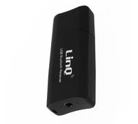 Adattatore audio Bluetooth USB / Jack 3,5 mm funzione vivavoce LinQ nero
