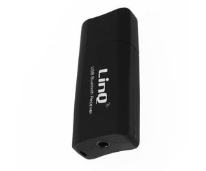 Adattatore audio Bluetooth USB / Jack 3,5 mm funzione vivavoce LinQ nero