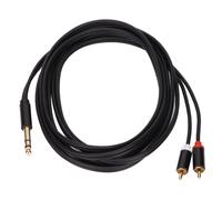 Adattatore audio con guaina intrecciata e connettori placcati in oro, compatibilità universale, trasmissione bidirezionale, qualità del suono