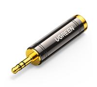 Adattatore audio da 3,5 mm (maschio) a mini jack da 6,35 mm (femmina) grigio
