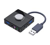 Adattatore audio da 3 porte a jack da 3,5 mm ad alta velocità, converte per microfono e mouse