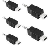 Adattatore Audio Da Mini USB a Jack Da 3,5 Mm 5 Pezzi Convertitore Di Uscita Aud