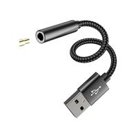 Adattatore audio da USB a 3,5 mm per jack per cuffie DAC cavo interfaccia scheda audio PC microfono auto convertitore auricolare esterno porta ausiliaria per PS4 PS5 Computer Speaker Dispositivi