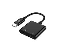 Adattatore audio da USB-C a 3,5 mm e caricatore USB-C compatto da 60 W 12 cm