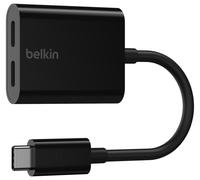 Adattatore Audio E Carica USB-C RockStar, Nero - F7U081BTBLK