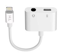 Adattatore audio e ricarica Lightning verso Lightning e jack 3,5 mm 12 cm