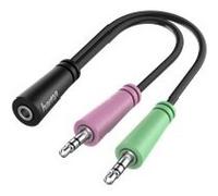 Adattatore audio Hama 00200351 Headset Black